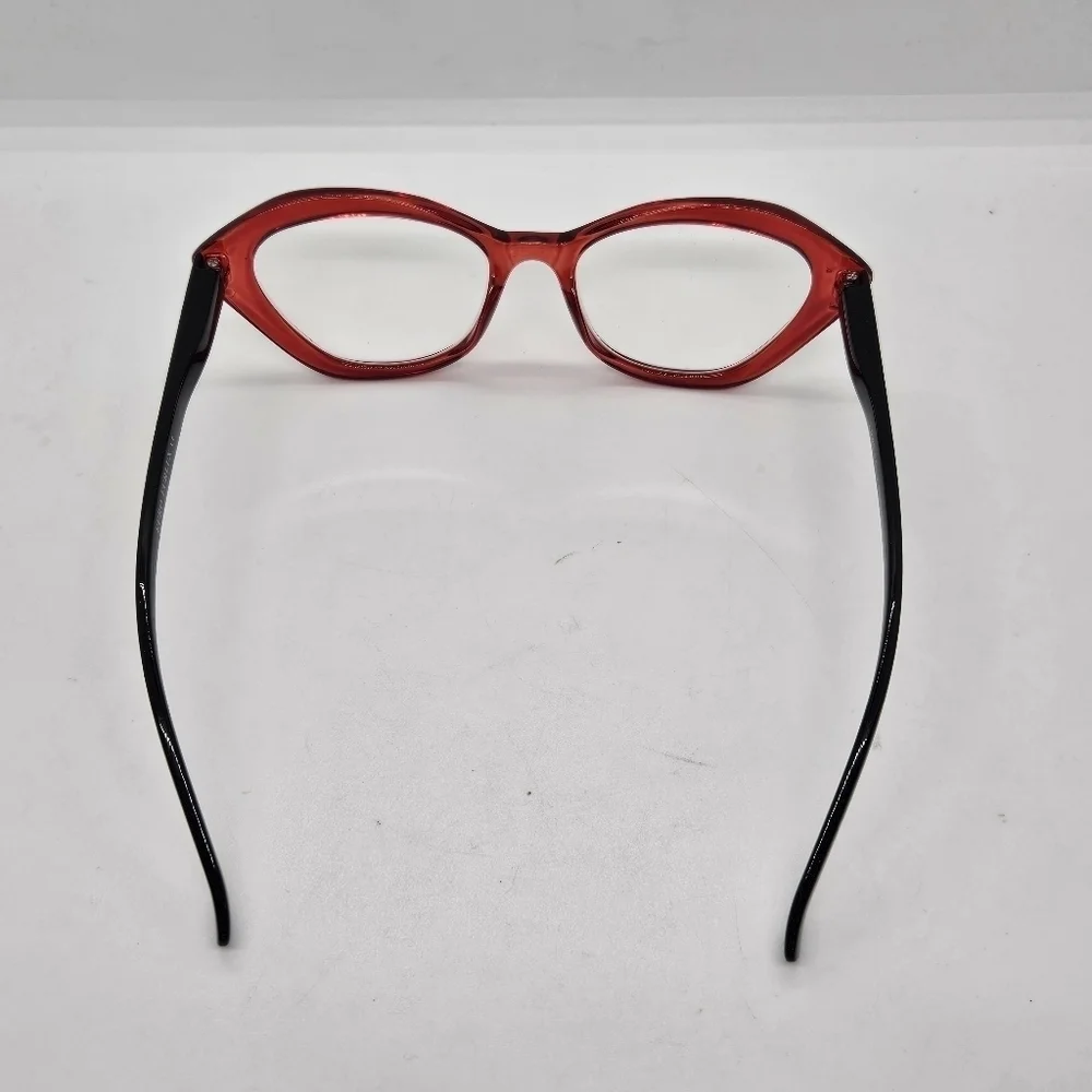 Euro Furlux little red glasses readers +1.00